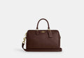 COACH® Women's Bolso Satchel Rowan Grande en Castaño | Cuir