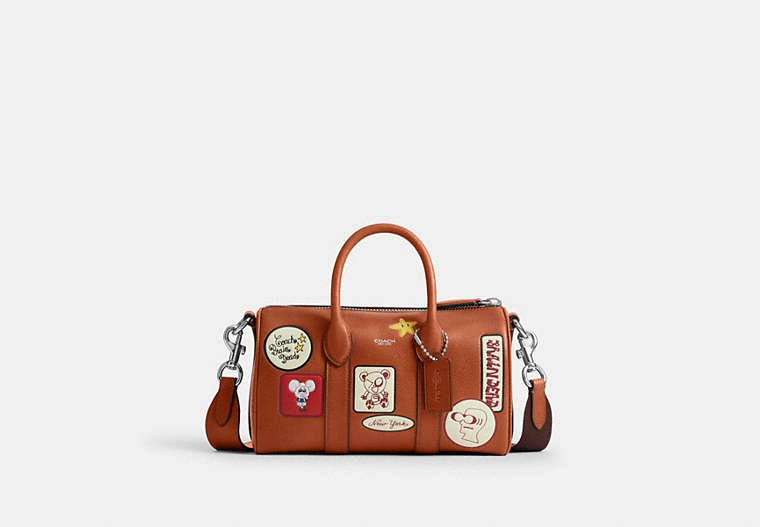 COACH® Unisex Bolso Compass 25 Con Parches Coach | Brain Dead en Castaño | Cuir