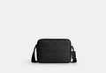 COACH® Men's Bolso Cruzado Colton 25 De Lona De Firma en Negro | Pvc