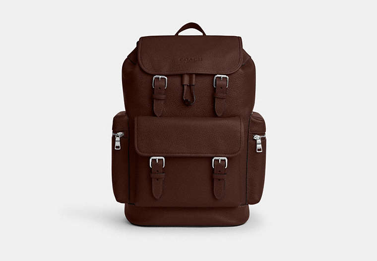 COACH® Men's Sprint Backpack en Castaño | Cuir