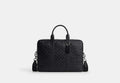 COACH® Men's Maletín Austin En Piel De Firma en Negro | Cuir