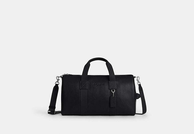 COACH® Men's Bolso Duffle Explorer 45 en Negro | Cuir