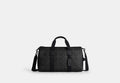 COACH® Men's Bolso Duffle Explorer 45 en En Lona De Firma en Negro | Pvc