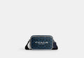 COACH® Men's Bolso Cruzado Colton 19 De Lona De Firma Con Gráfico De Coach en Azul | Pvc