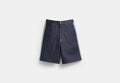 COACH® Men's Pantalones Cortos De Tela Vaquera De Algodón Reciclado Coach | Brain Dead en Azul, Talla 36