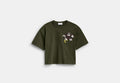 COACH® Men's Camiseta Corta De Fútbol Coach | Brain Dead en Gris, Talla Mediano