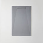 BATHME ZERO PLUS Plato de Ducha Rectangular Gel Coat Color Gris