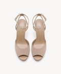 GlamStride Platform Stiletto Sandal