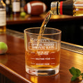 Vaso de Whisky de 10 oz personalizado con el nombre del equipo de fútbol Día del Padre Regalo de cumpleaños para los aficionados al fútbol