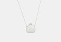 COACH® Women's Collar Largo Con Colgante De Monedero en Gris | Métal