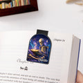 Calavera de lectura personalizada Marcapáginas magnético con nombre Accesorio de lectura Regalo de cumpleaños para amigos amantes de los libros