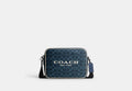 COACH® Men's Bolso Cruzado Colton 25 De Lona De Firma Con Gráfico De Coach en Azul | Pvc