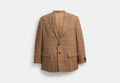 COACH® Men's Blazer De Firma en Beige, Talla Mediano