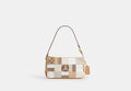 COACH® Women's Bolso Plaza 25 Con Patchwork en Blanco | Cuir