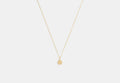 COACH® Women's Collar Con Colgante De Moneda De Pavé De Firma en Amarillo | Métal