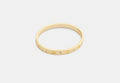 COACH® Women's Brazalete Con Bisagra Y C Repetida en Amarillo | Métal
