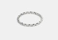 COACH® Women's Pulsera Con Bisagra Y Motivo De Cadena De La Firma en Gris | Métal
