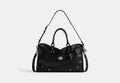 COACH® Women's Bolso Satchel Rhyder 38 en Negro | Cuir