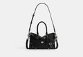 COACH® Women's Bolso Satchel Rhyder 24 en Negro | Cuir