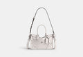 COACH® Women's Bolso Satchel Rhyder 24 en Blanco | Cuir