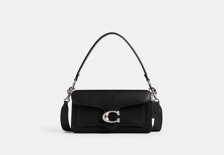COACH® Women's Bolso de hombro Tabby 26 en Negro | Cuir