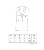 chaleco hana negro ▢