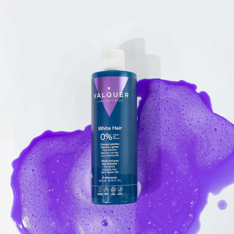 Champú Cabello Blanco y Gris – 0% Sin Sulfatos