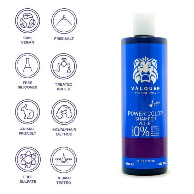 Champú color Violeta - Power Color - 400 ml