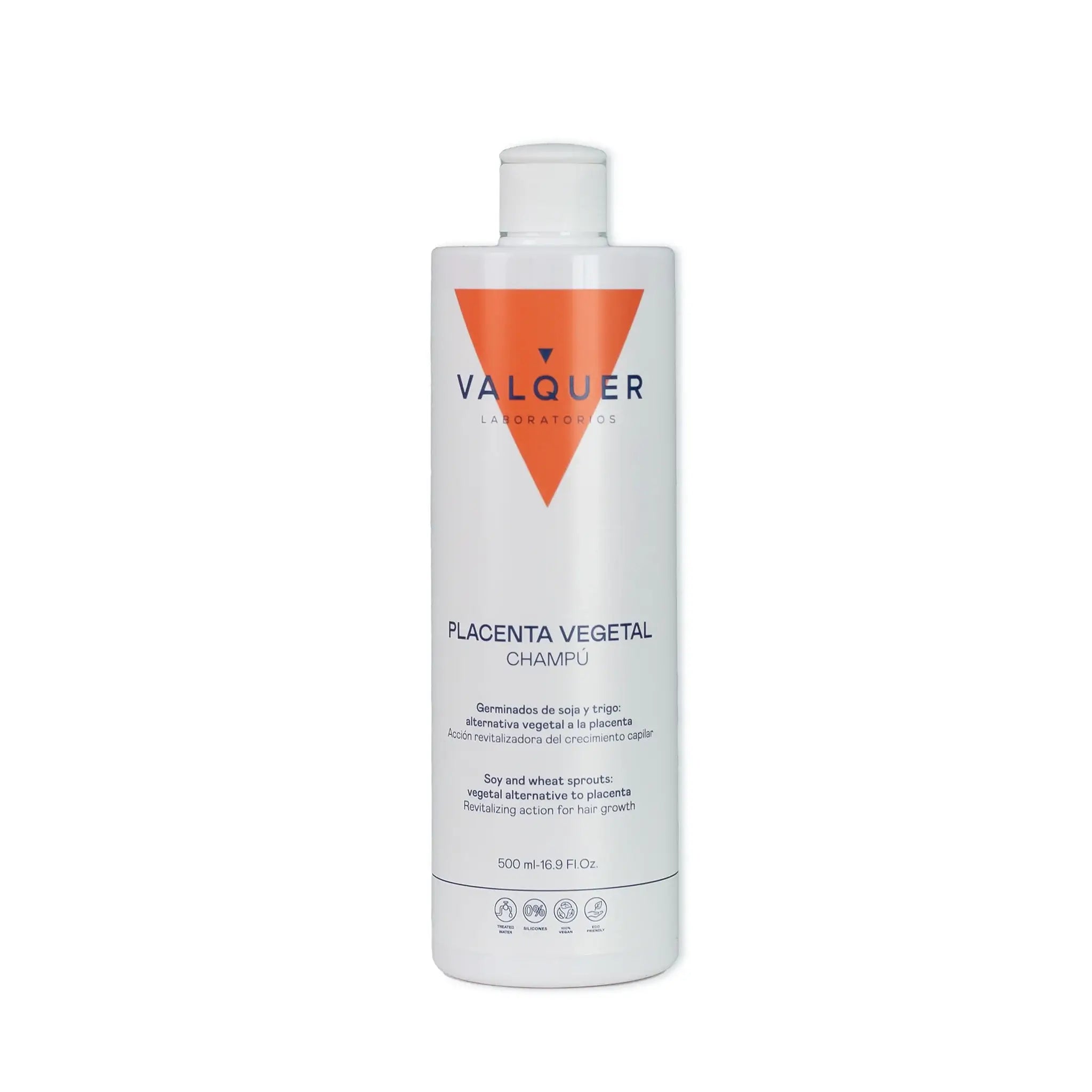 Champú de Placenta Vegetal. Combate: caída, caspa, grasa - 500 ml