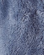 Chaqueta de sherpa azul