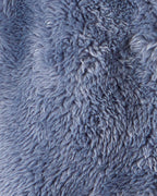 Chaqueta de sherpa azul