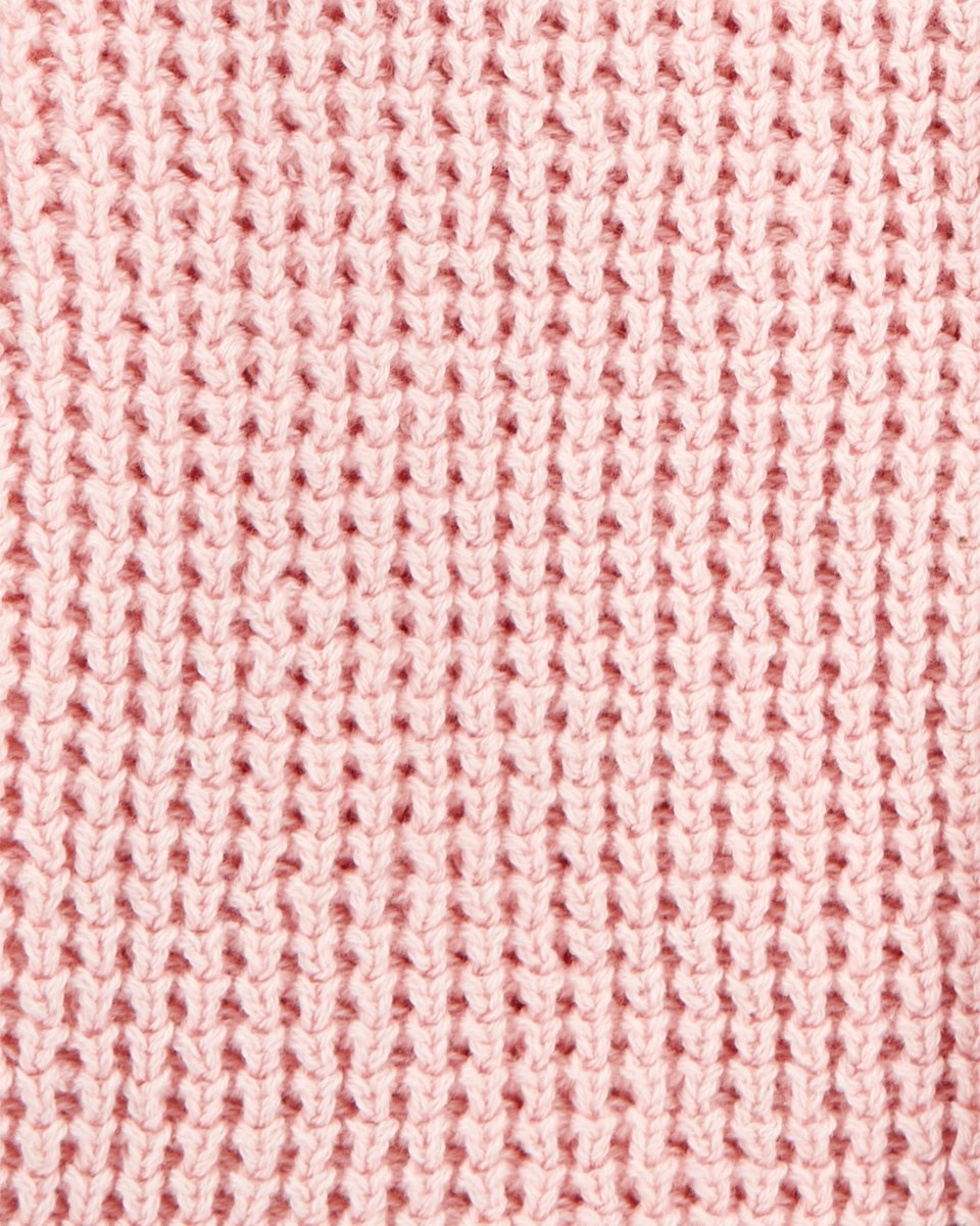 Chaqueta punto canalé capucha diseño oso