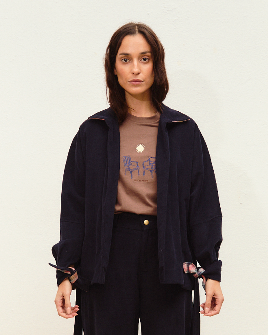 chaqueta lía pana navy ✳