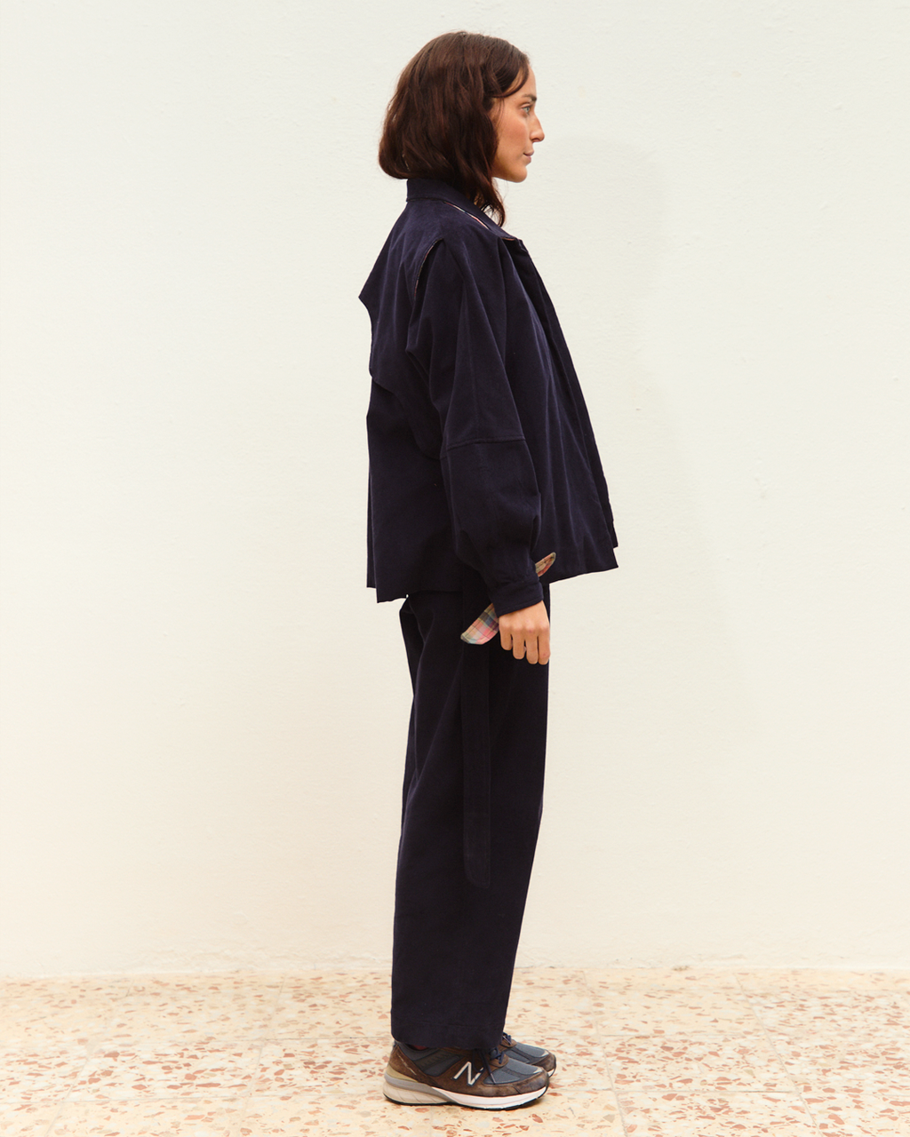 chaqueta lía pana navy ✳