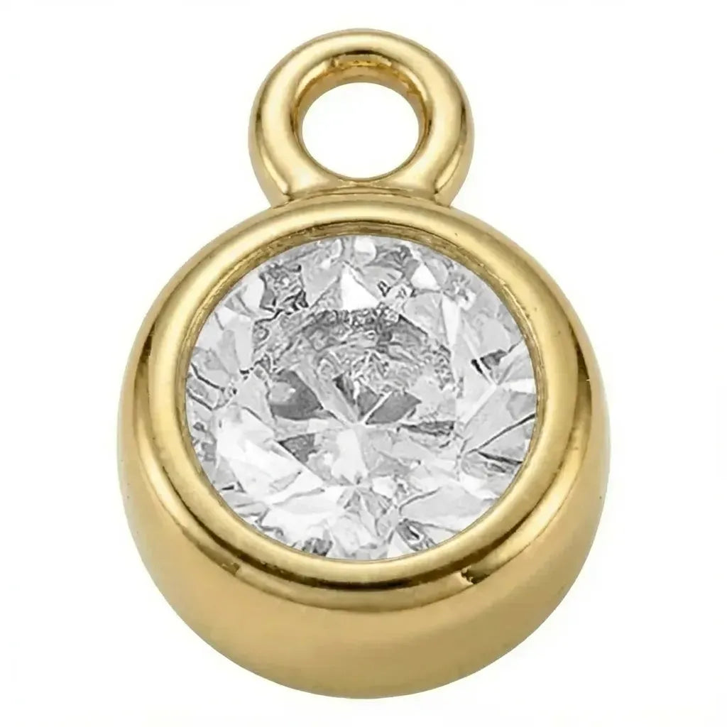 Abril Cristal - Colgante de Oro