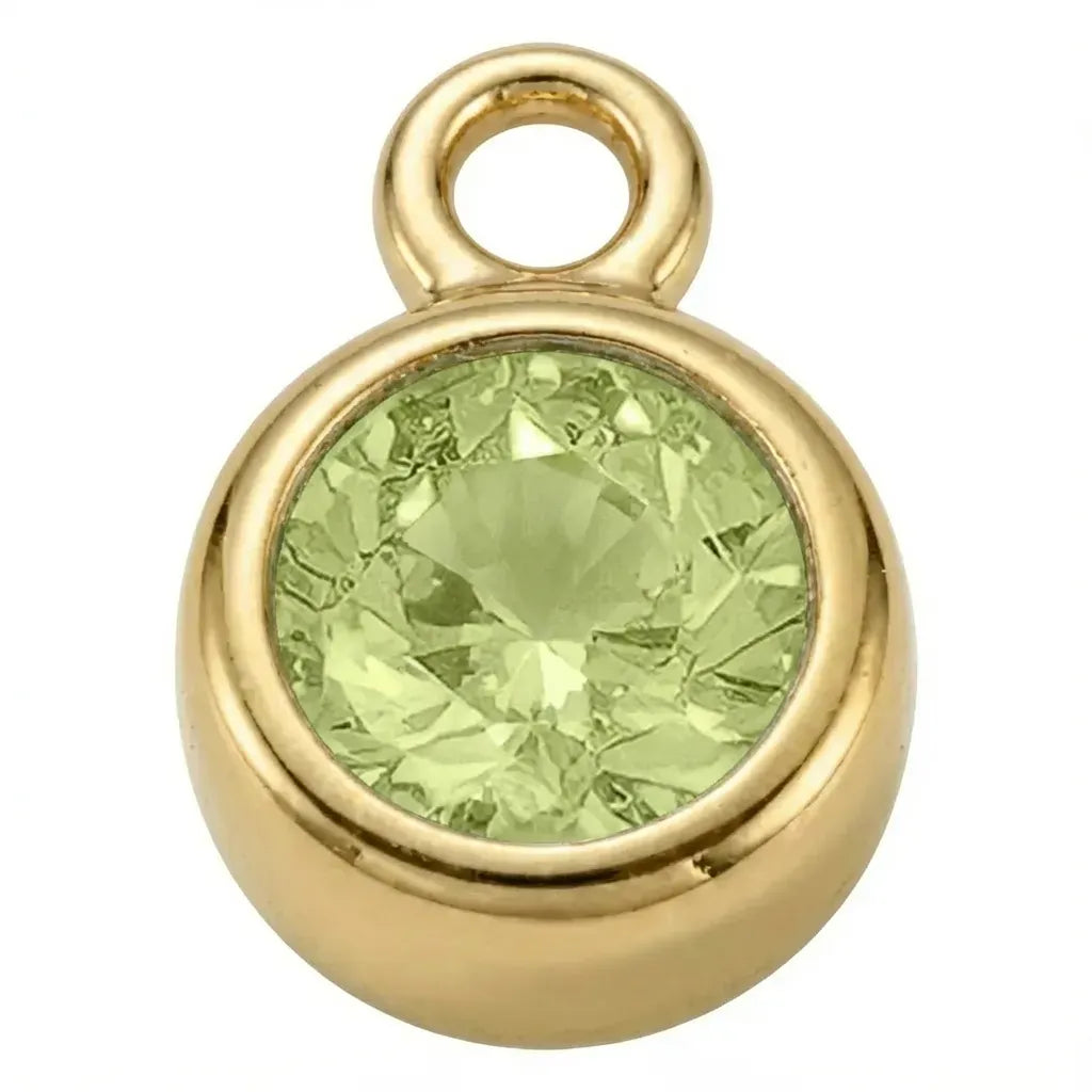 Gold - August Peridot Birthstone