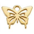 Gold Butterfly Pendant