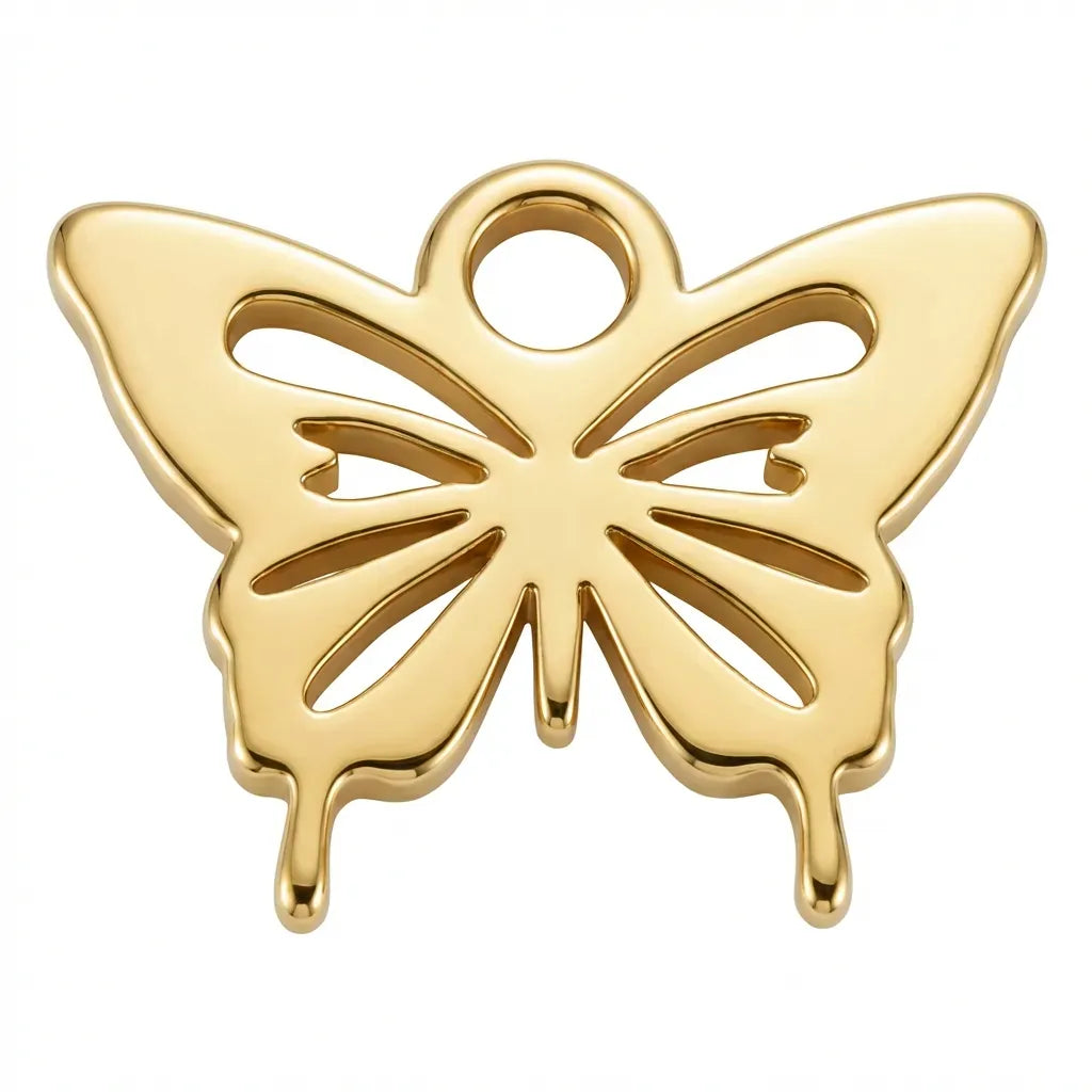 Gold Butterfly Pendant