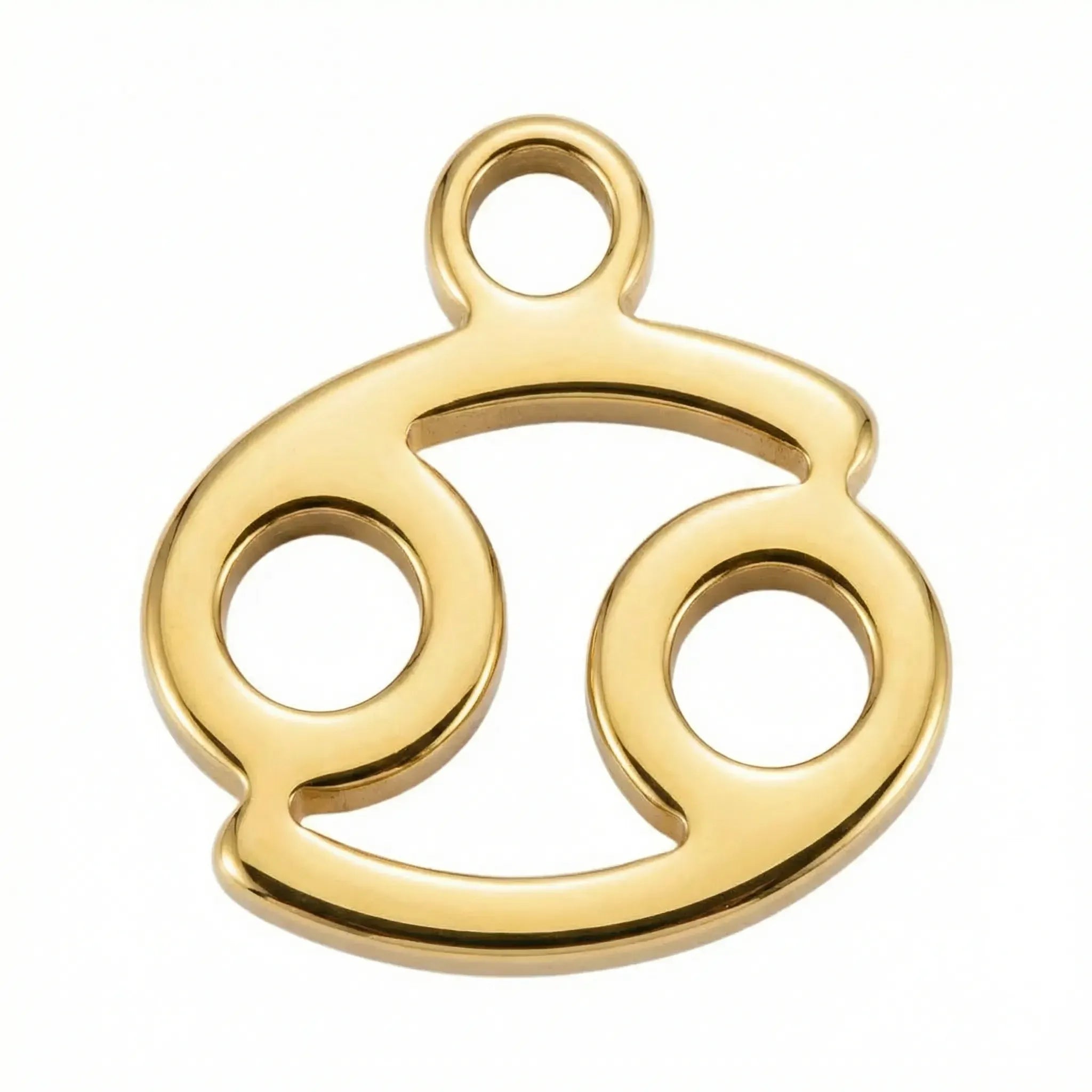 Gold Cancer Pendant