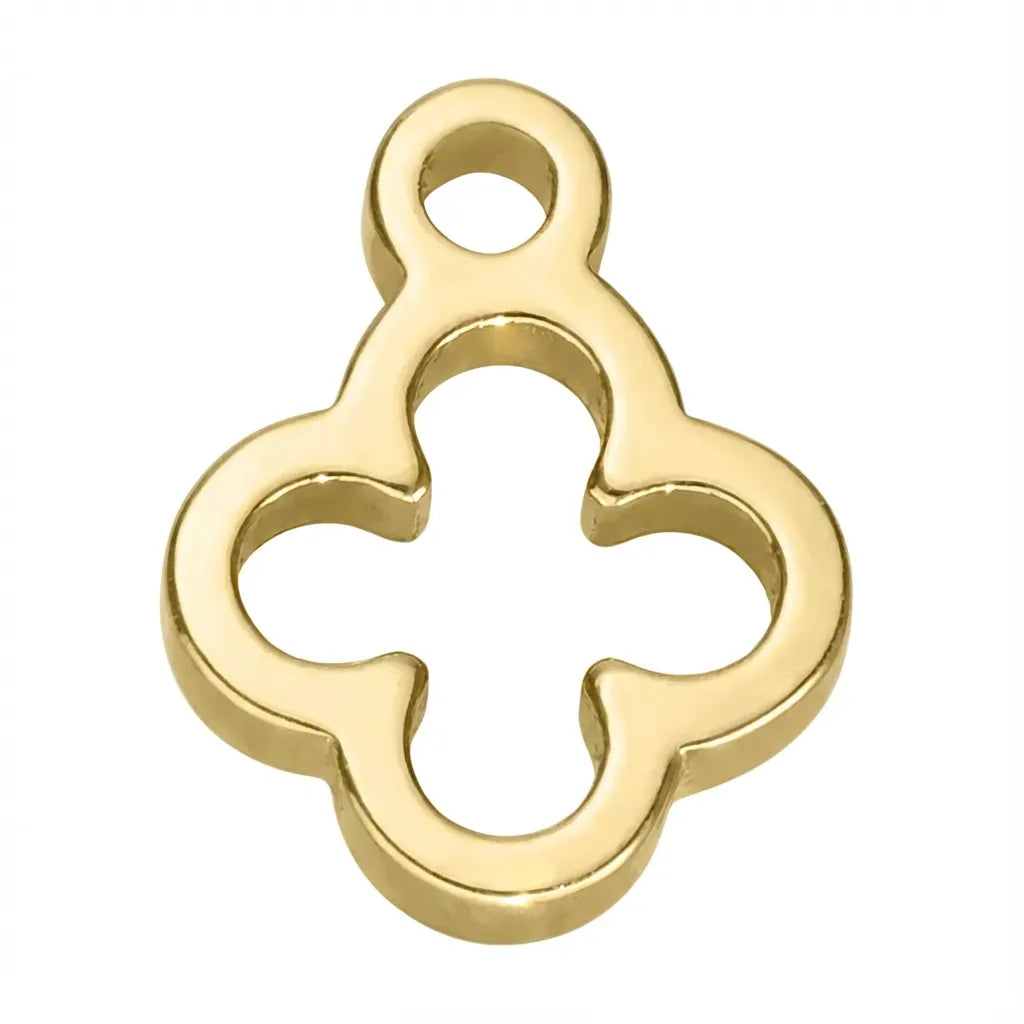 Dije de trébol de oro
