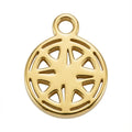 Gold Compass Pendant