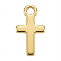 Gold Cross Symbol Charm