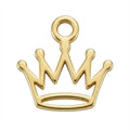 Gold Crown Symbol Charm
