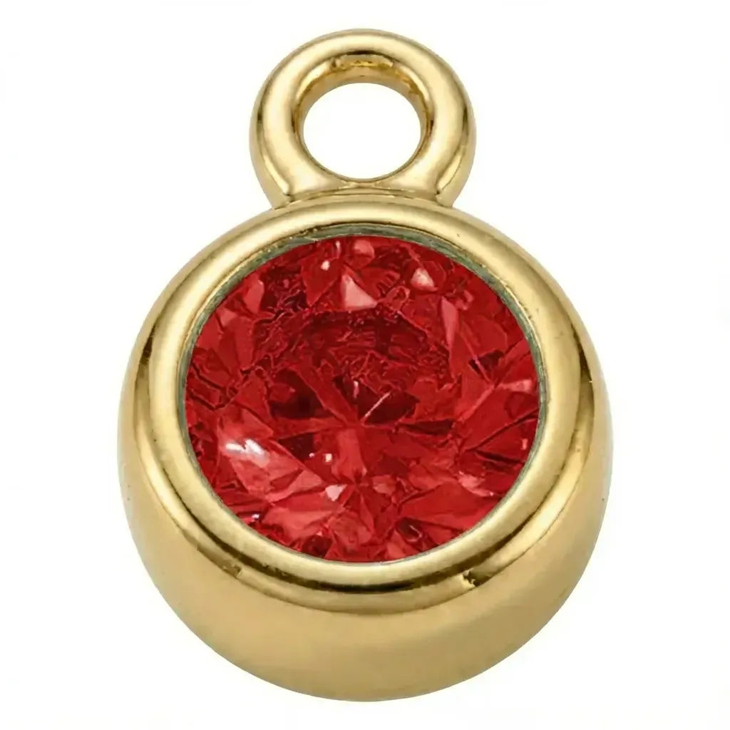 Granate de enero - Colgante de oro