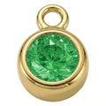 Gold - May Emerald Birthstone