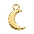 Gold Moon Symbol Charm