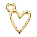 Gold Signature Heart Pendant