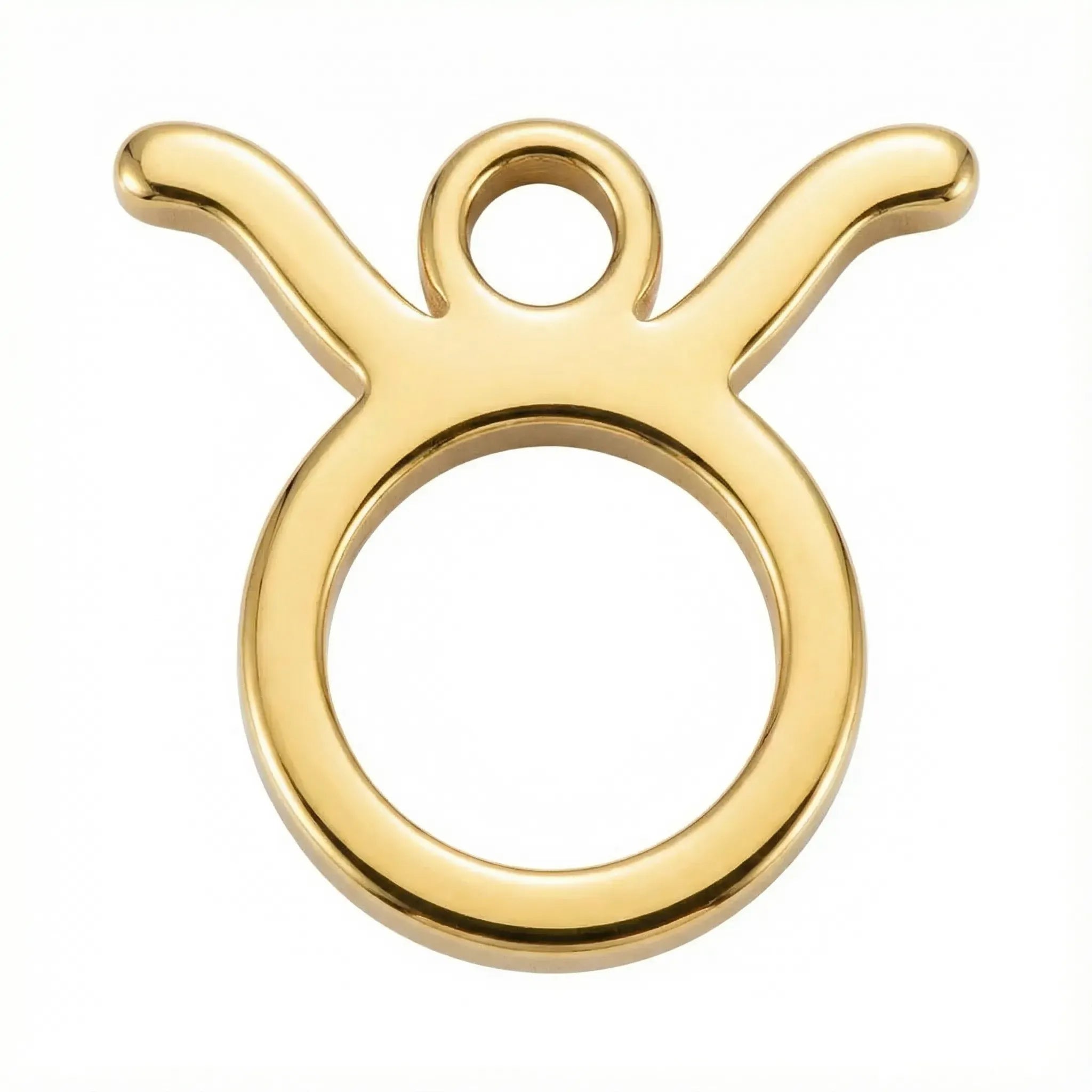 Gold Taurus Zodiac Charm