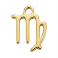 Gold Virgo Pendant