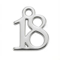 Silver Age Number Symbol Charm
